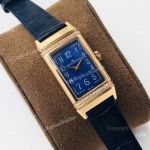 Swiss Replica Jaeger-LeCoultre Reverso One Sapphire Glass Watch 20mm Blue Dial